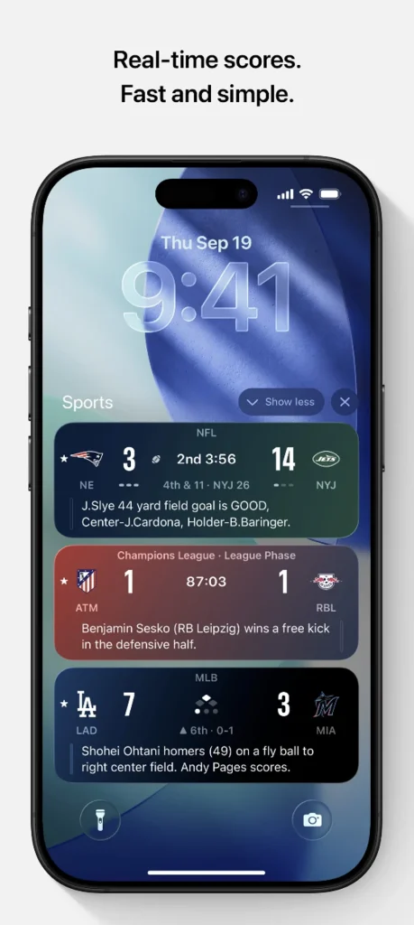 Приложение Apple Sports стало доступно пользователям iPhone в Украине