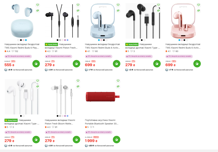 COMFY запустил акцию на наушники Xiaomi: цены от 555 грн