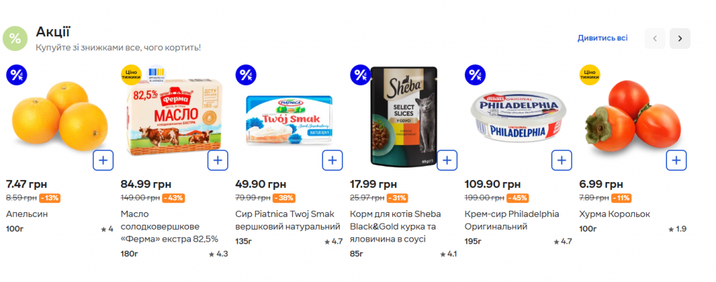 Скидки в Сильпо сегодня 9 ноября: акции до 50% на продукты и напитки