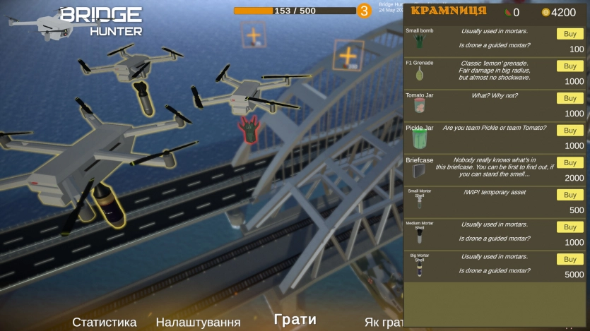 Украинская игра Bridge Hunter дает возможность разрушить Крымский мост: где и как играть