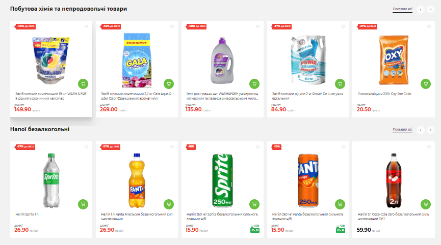 В АТБ стартовала большая акция "Экономия": что купить дешевле этой недели, на какие продукты скидки