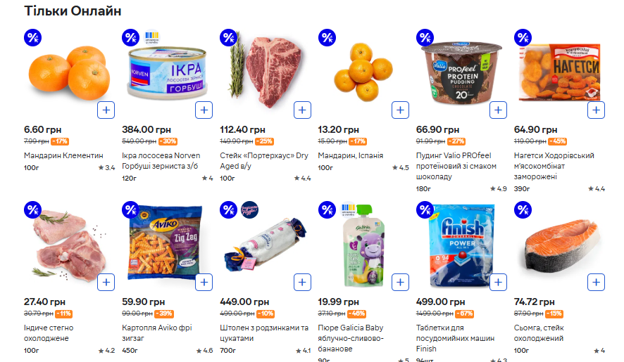 Что купить дешевле в Сільпо онлайн: продукты, напитки и бытовая химия