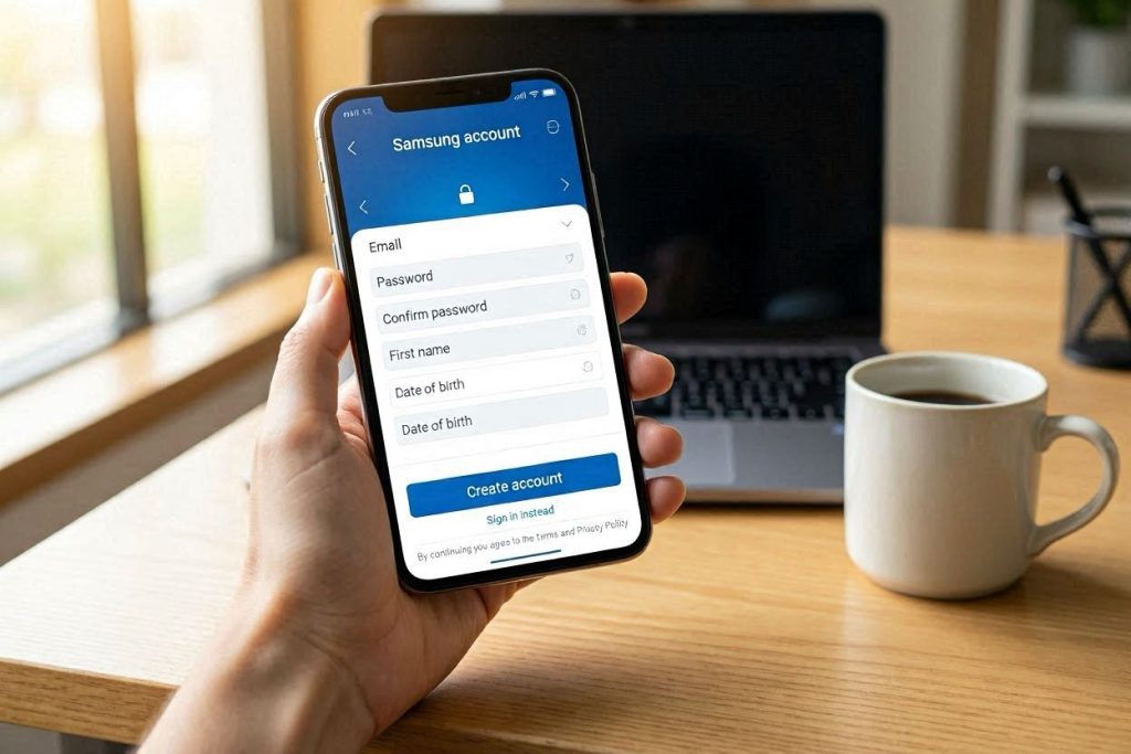 Как создать Samsung Account в 2026 году: регистрация и настройка