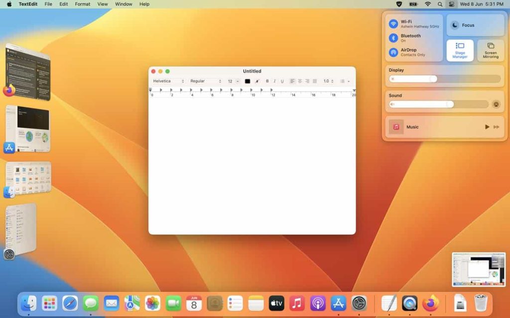 Что такое Stage Manager на Mac и как использовать