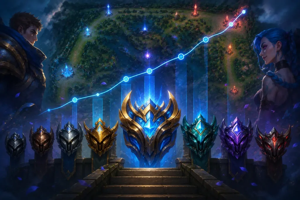 Ранги League of Legends: от Iron до Challenger