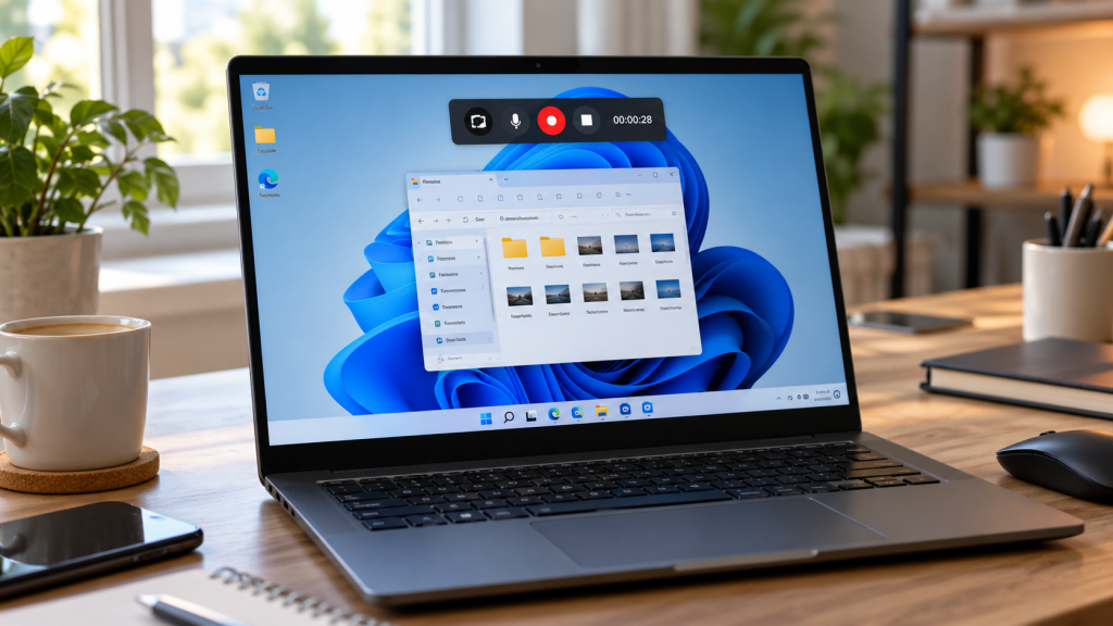 Как записать видео с экрана Windows 11 без программ