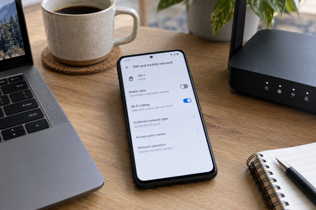 Как настроить Wi-Fi Calling на Android Как настроить Wi-Fi Calling на Android