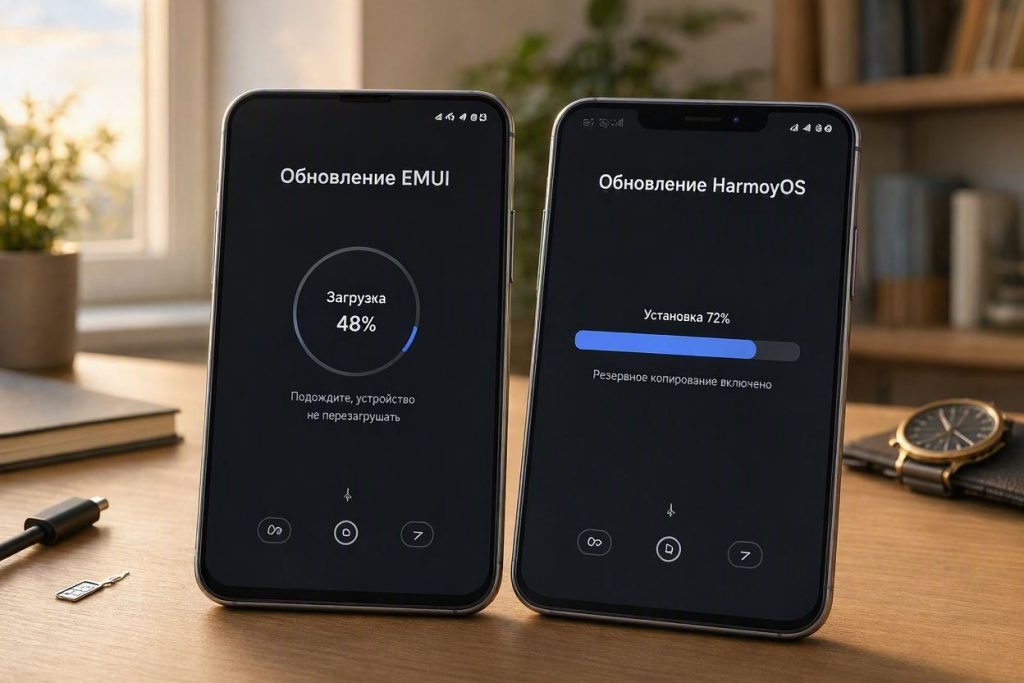 Как обновить EMUI и HarmonyOS на Huawei