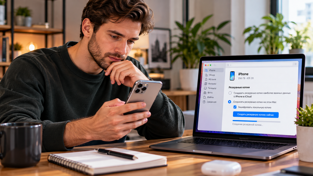 Как сделать резервную копию iPhone в iCloud и на компьютер Как сделать резервную копию iPhone в iCloud и на компьютер