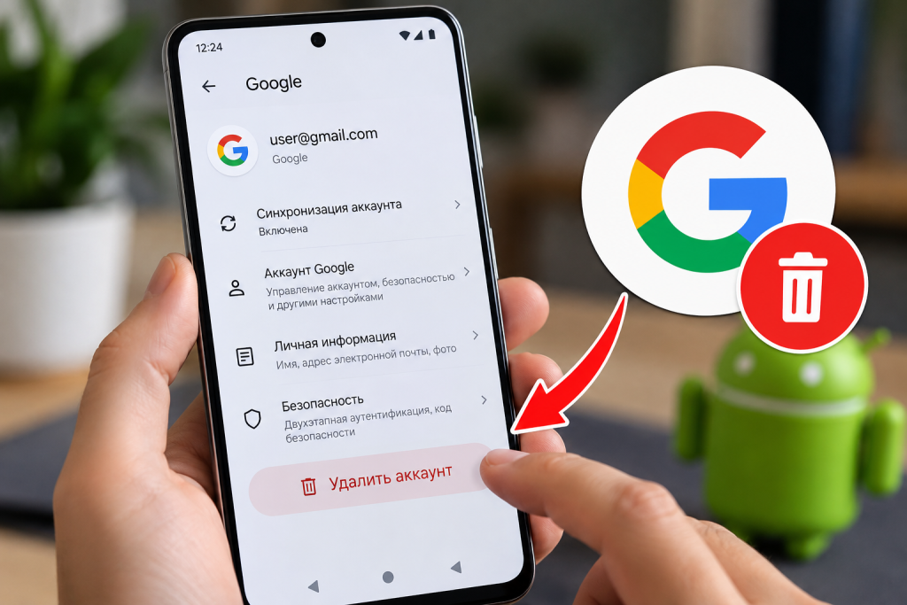Как удалить аккаунт Google с Android без сброса настроек
