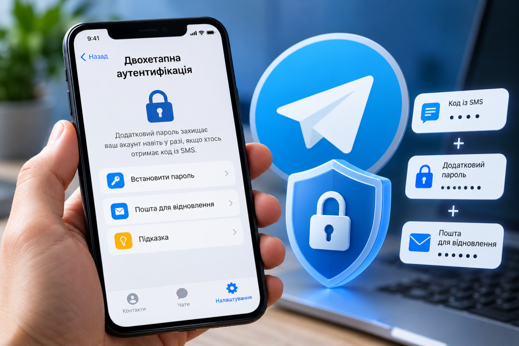 Как настроить двухфакторную аутентификацию в Telegram