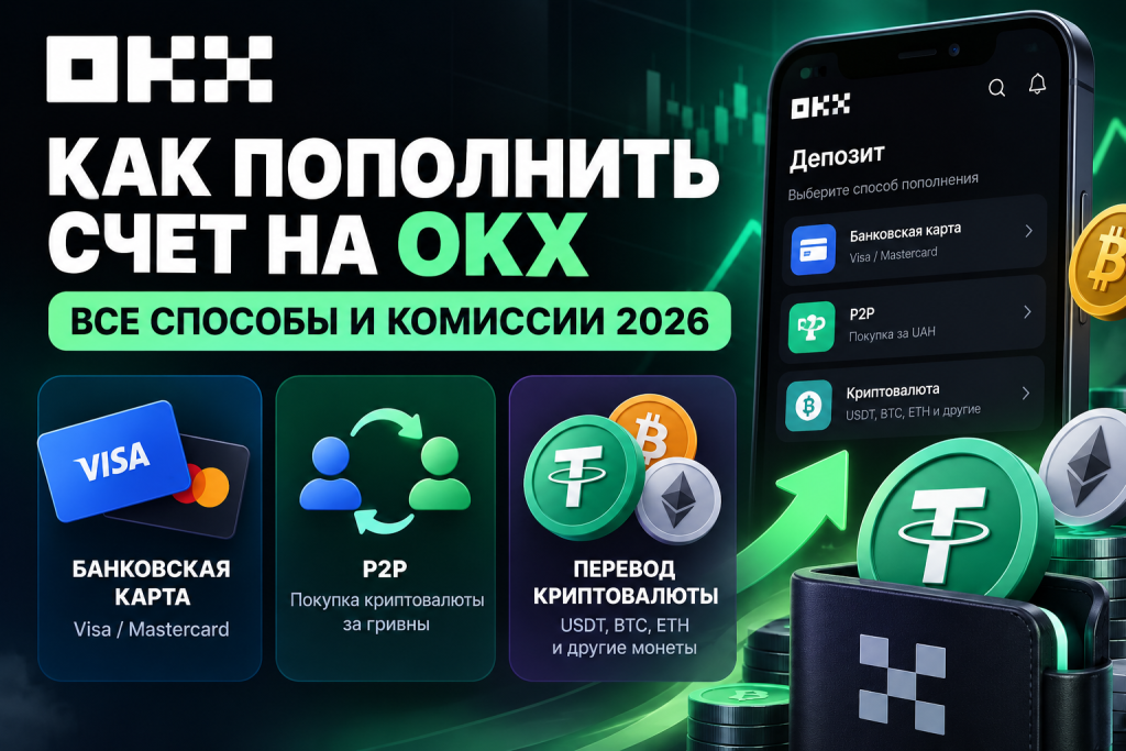 Как пополнить счет на OKX: все способы и комиссии 2026