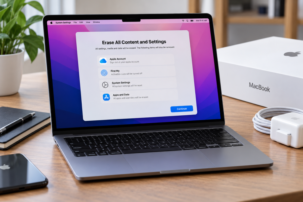 Как сбросить Mac до заводских настроек перед продажей