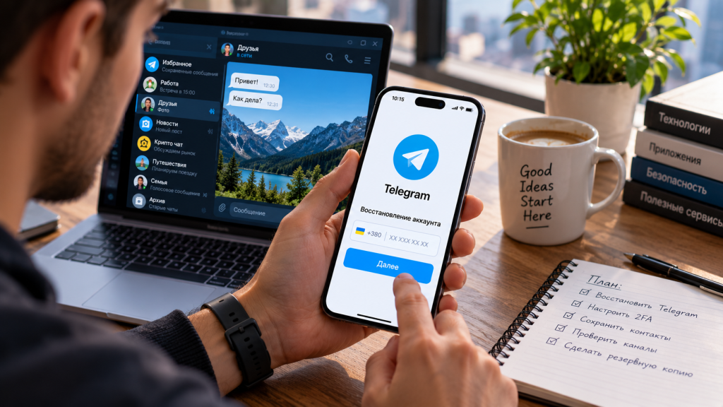 Как восстановить аккаунт Telegram после удаления