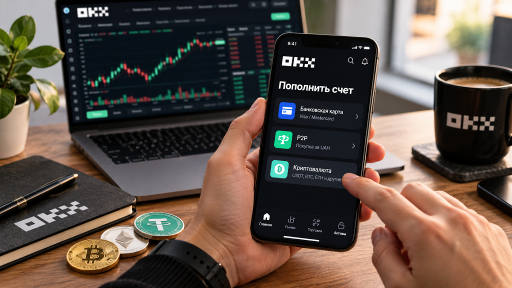 Как пополнить счет на OKX: все способы и комиссии 2026