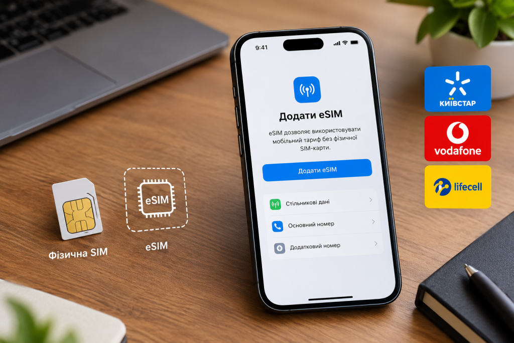 Что такое eSIM: преимущества и операторы Украины в 2026